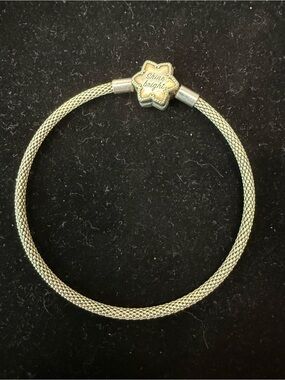 Sterling 925 Pandora Winter Collection Snowflake Shine Bright Mesh Bracelet 904